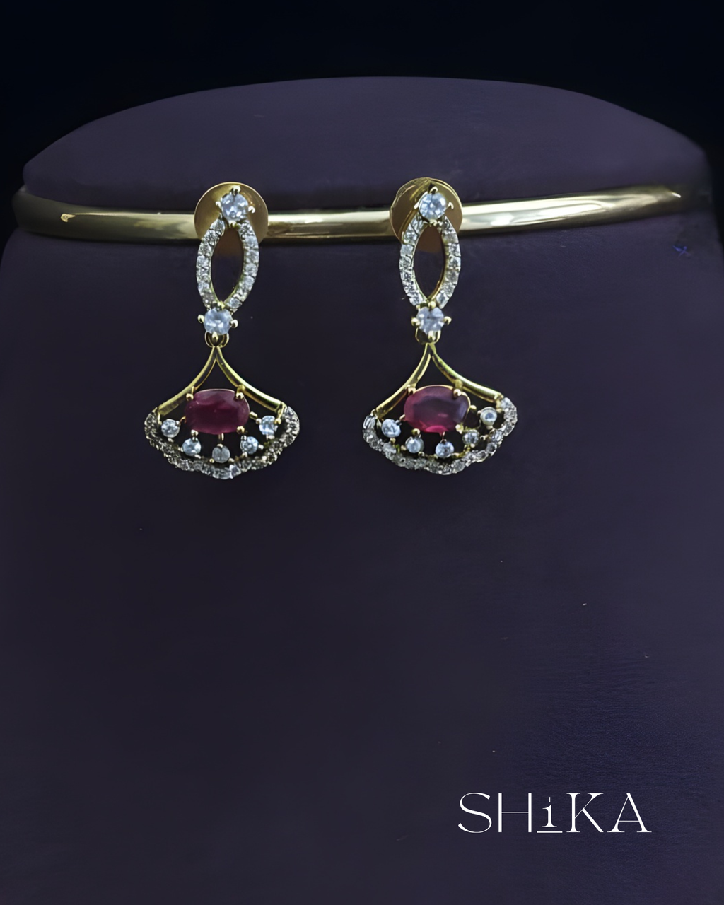 CZ Stone Necklace Set