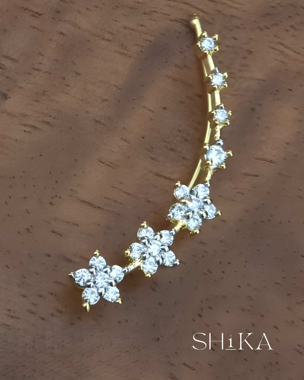 Diamond Star Ear Cuff