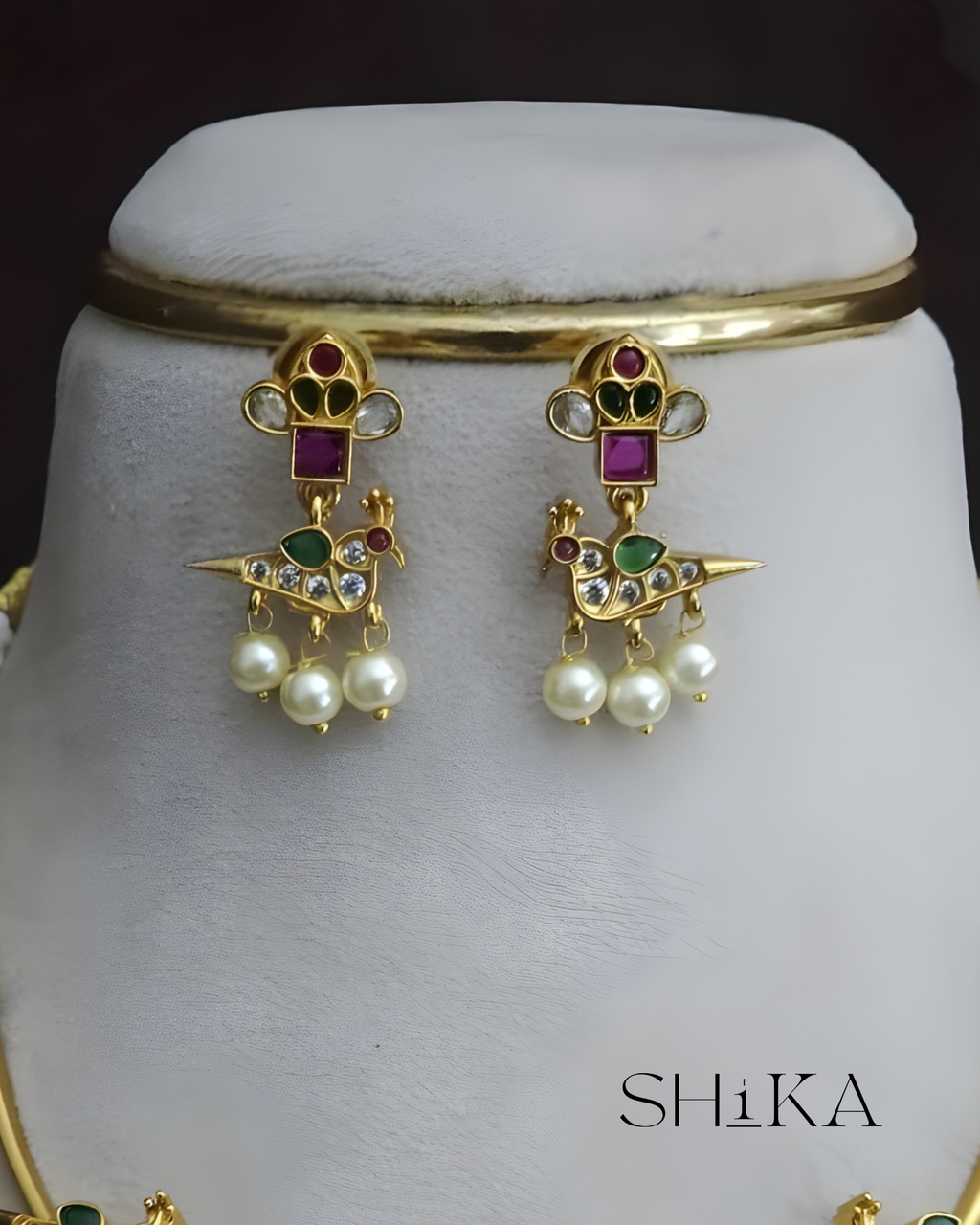 Peacock Necklace Set
