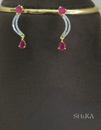 Dua Stone Necklace Set