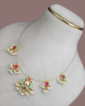 Meenakari Invisible Necklace