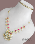 Gulbahar Floral Invisible Necklace