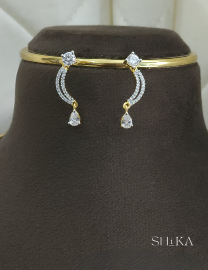 Dua Stone Necklace Set