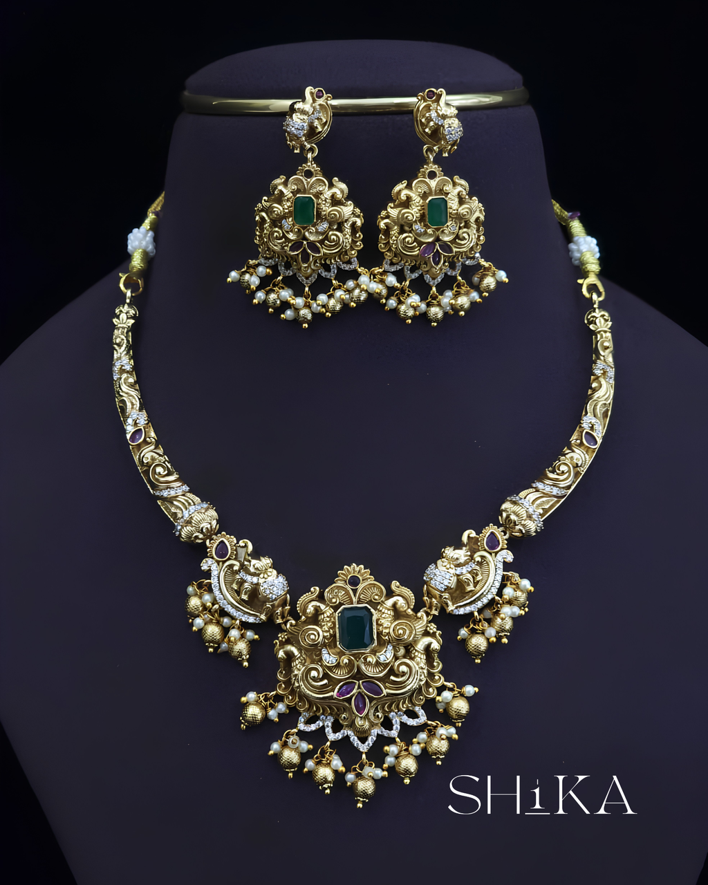 Nakshi Kante Necklace Set