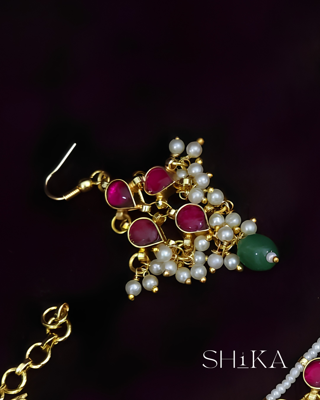 Jadau Kundan Choker Necklace Set