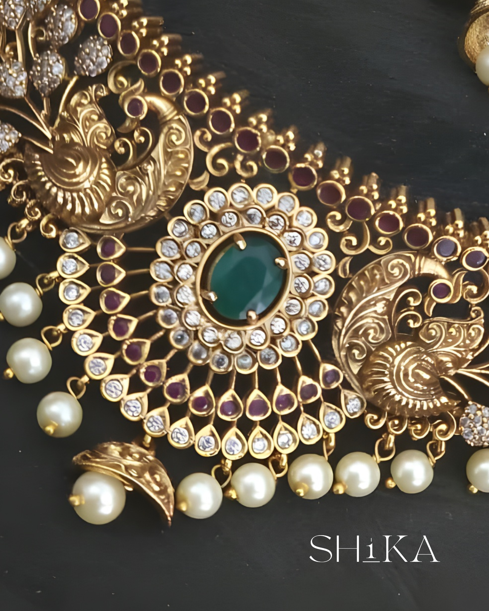 Nakshi Bridal Necklace Set