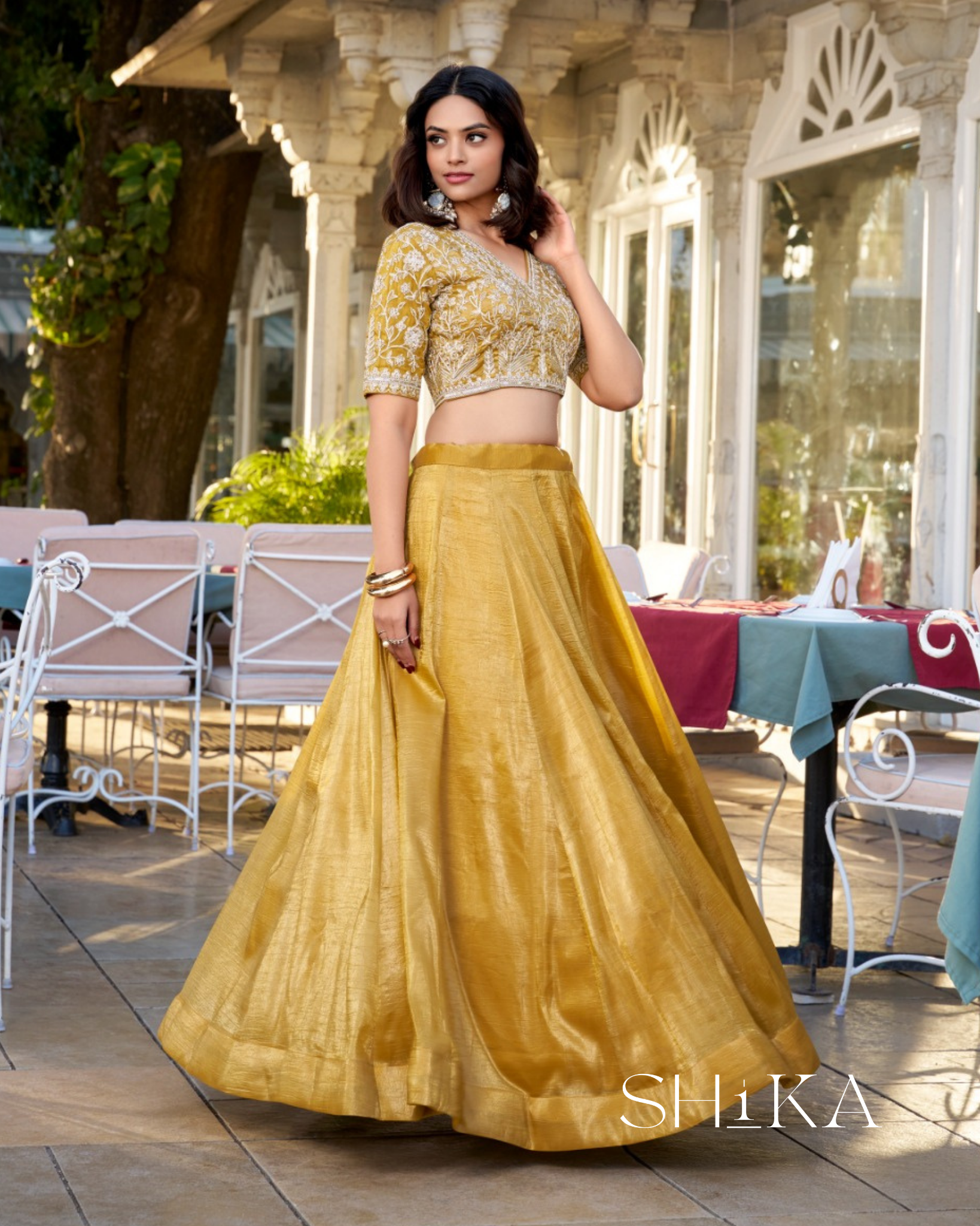 Sunlit Aura Lehenga