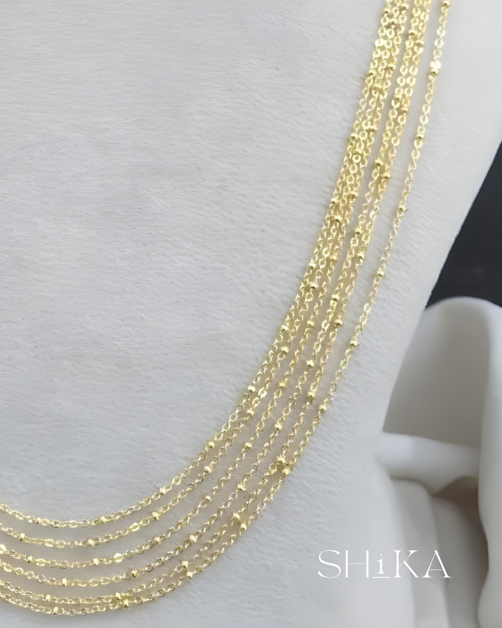 Chandraharam Gold Chain Necklace