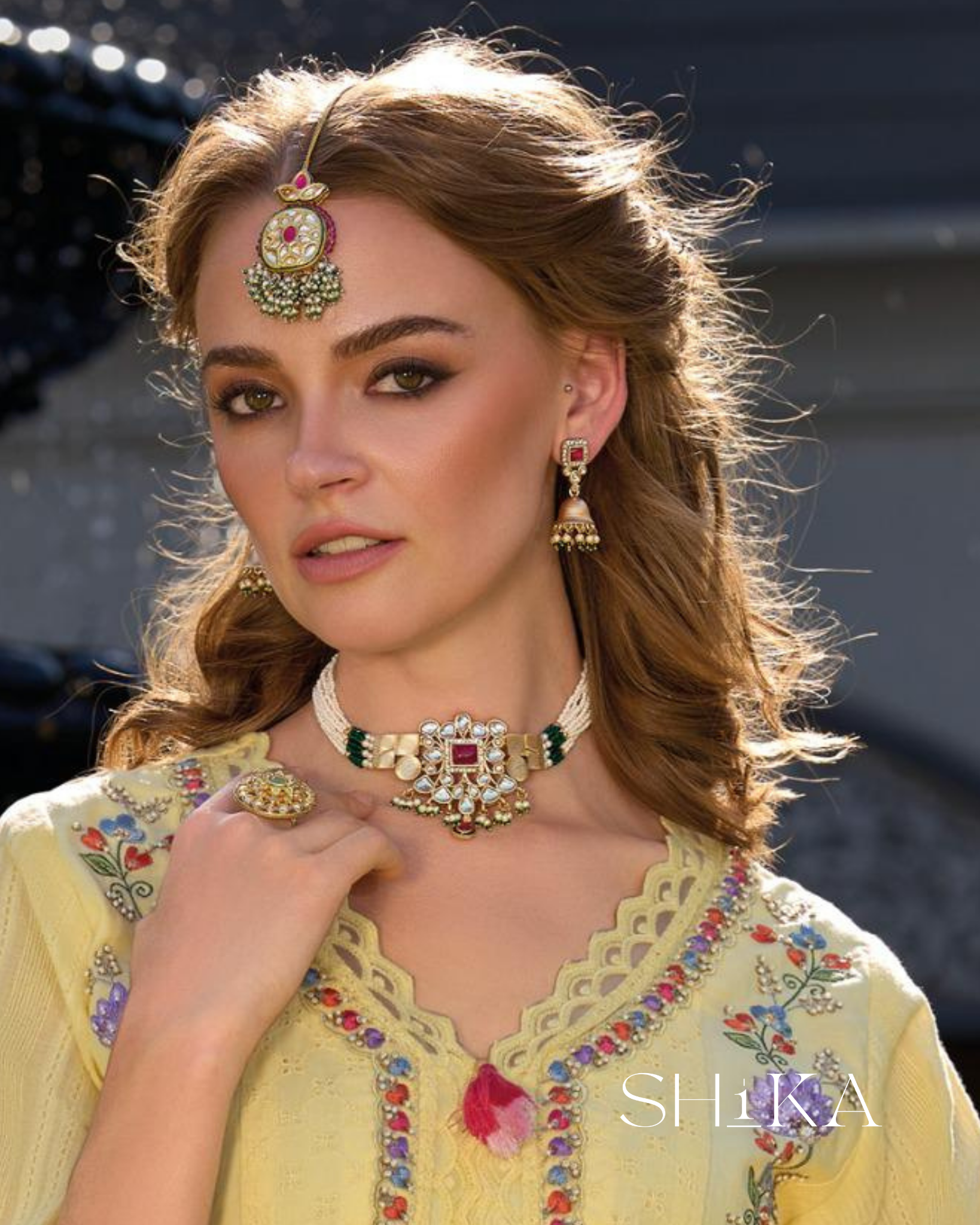 Daffodil Dream Anarkali