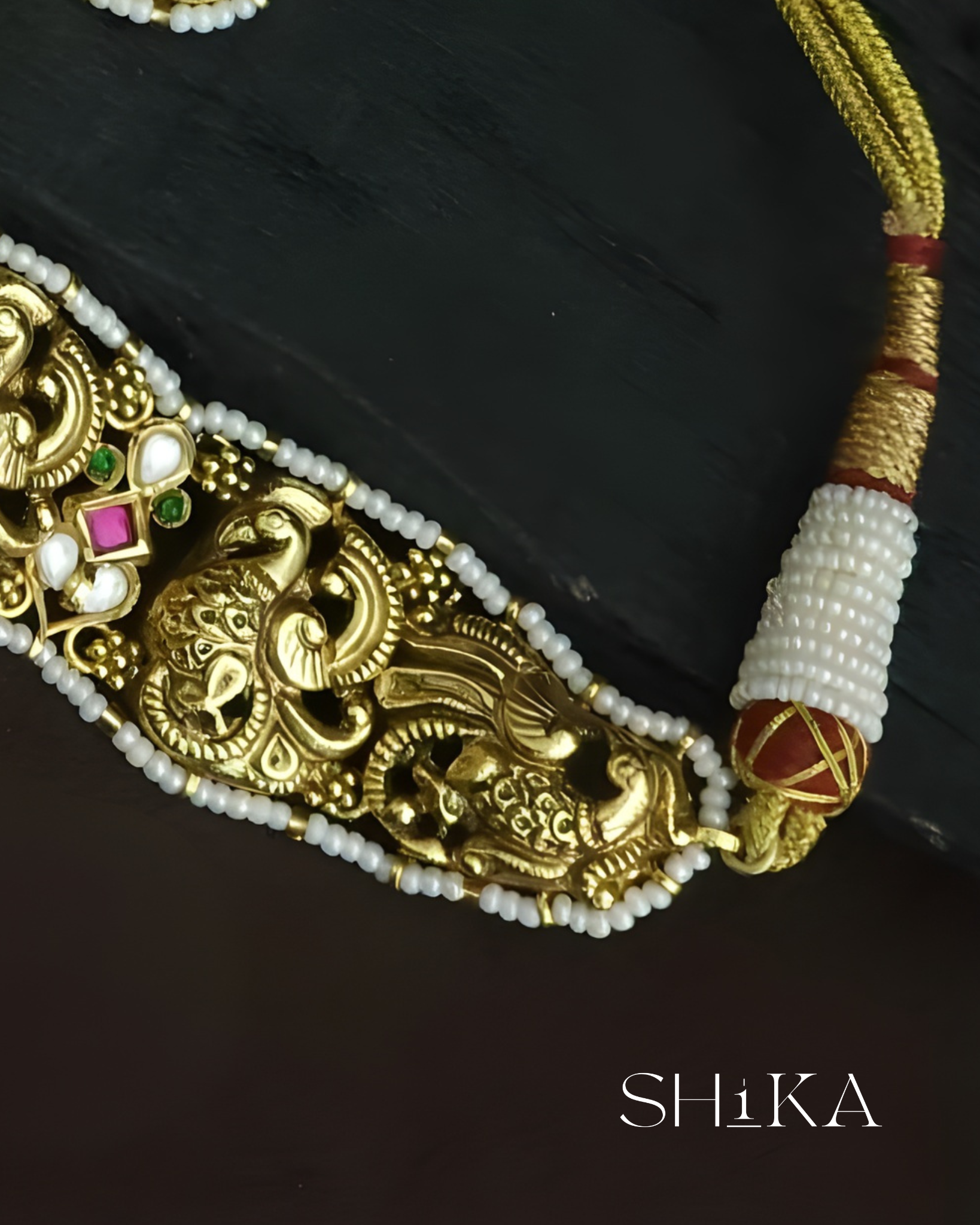 Antique Laxmi Devi Choker Set