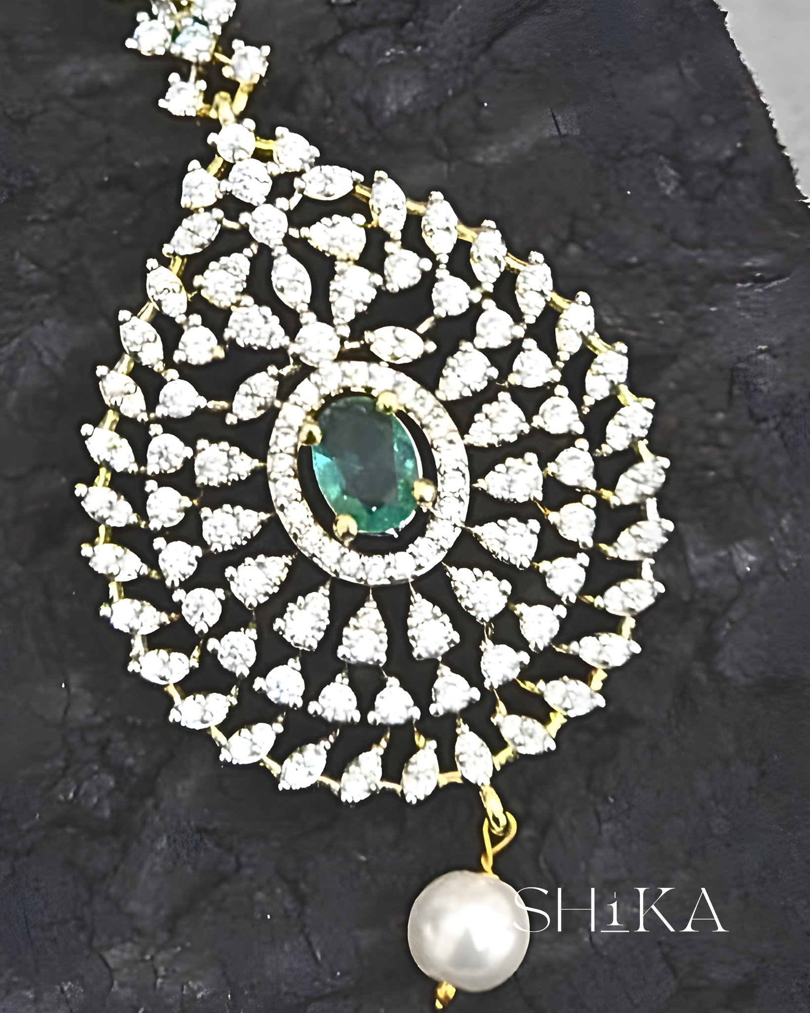 GJ Oval Stone Tika