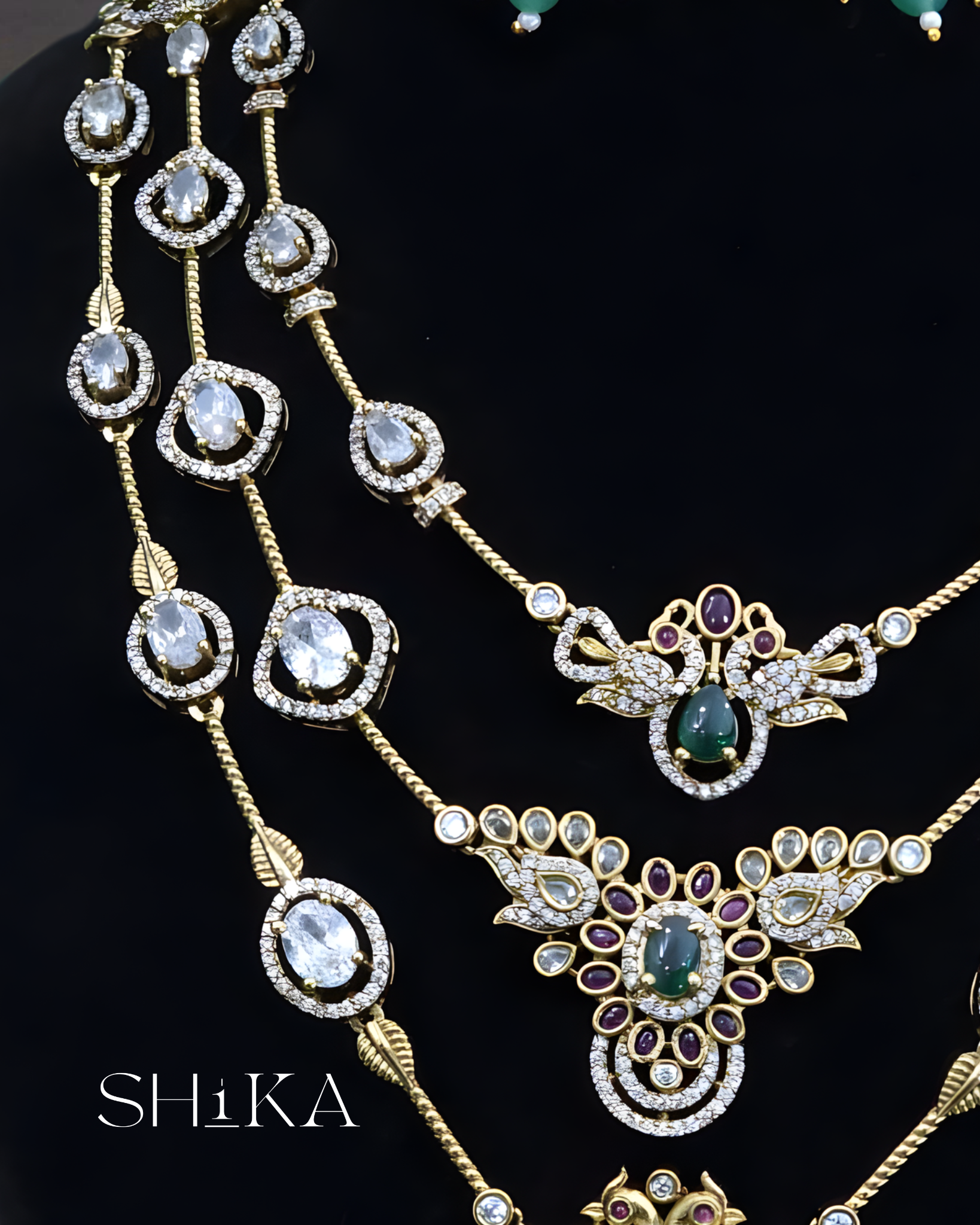 Multi-Chain Haram Necklace Set