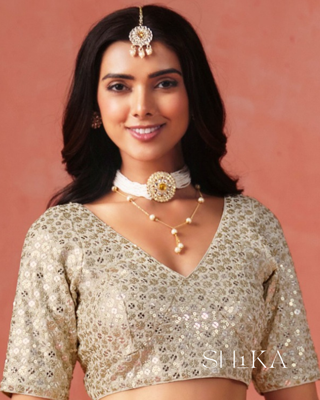 Golden Aura Lehenga