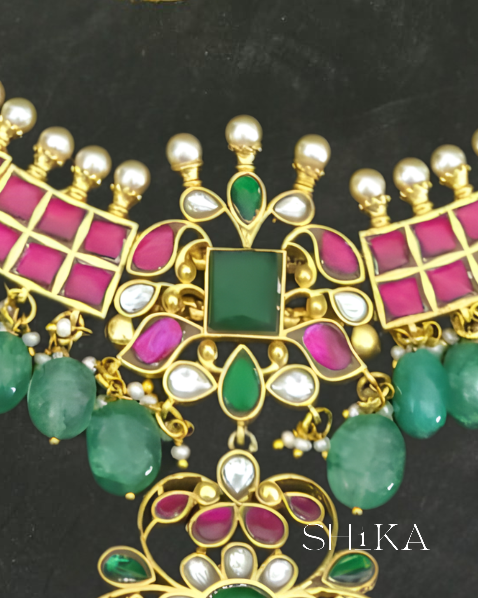 Jadau Kundan Heavy Necklace
