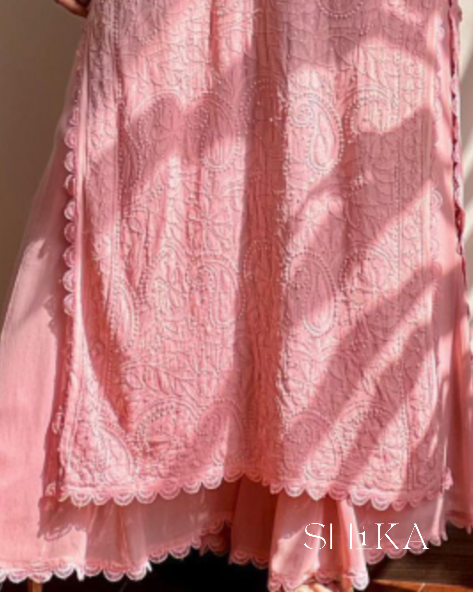 Chikankari Embroidery 3 piece Suit