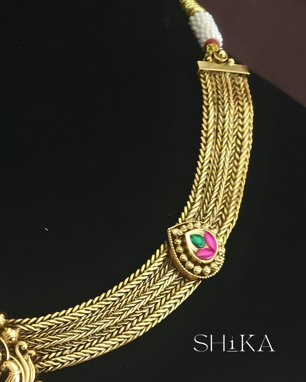 Antique Jadau Kundan Necklace Set