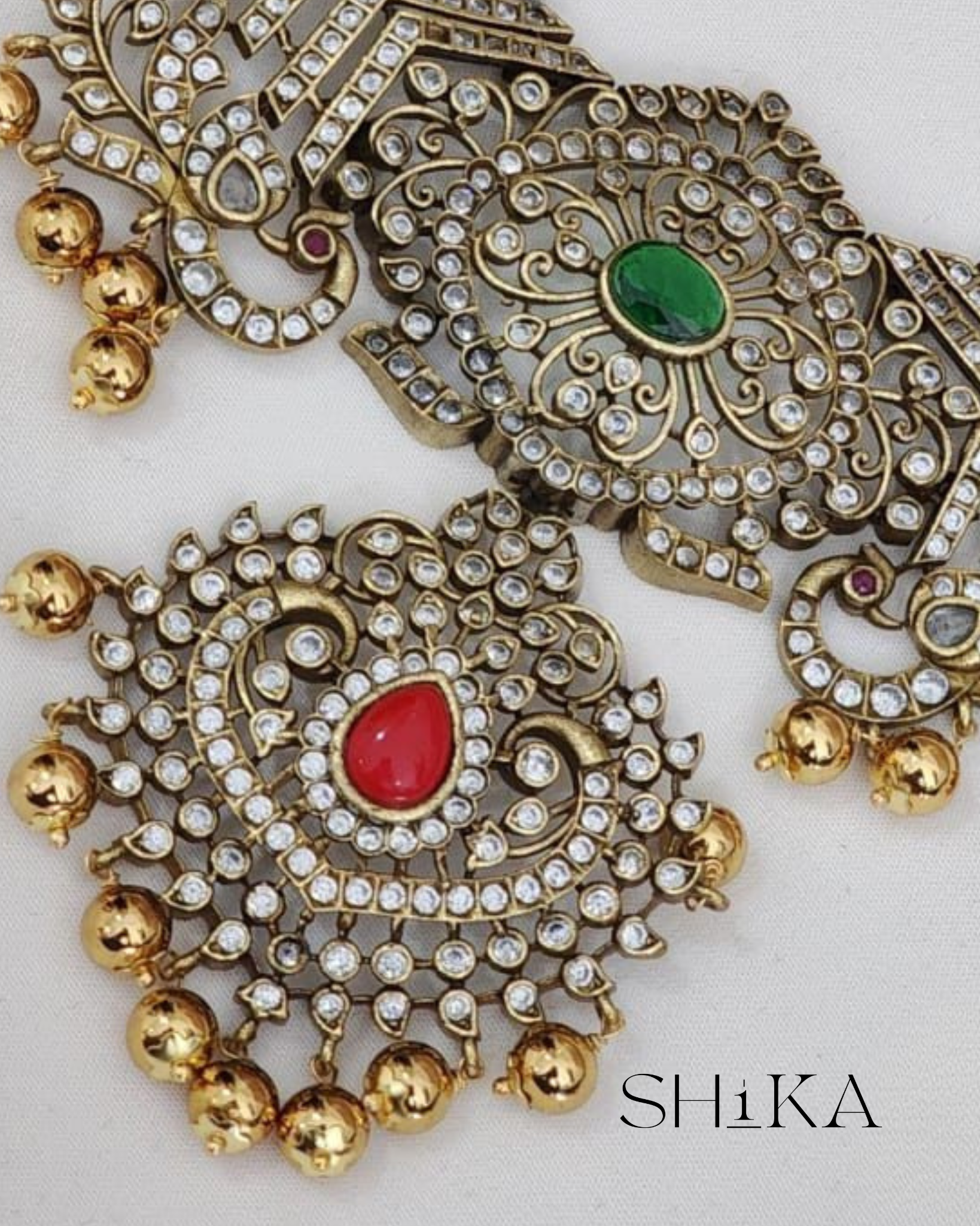 Nooranjali Victorian Necklace Set