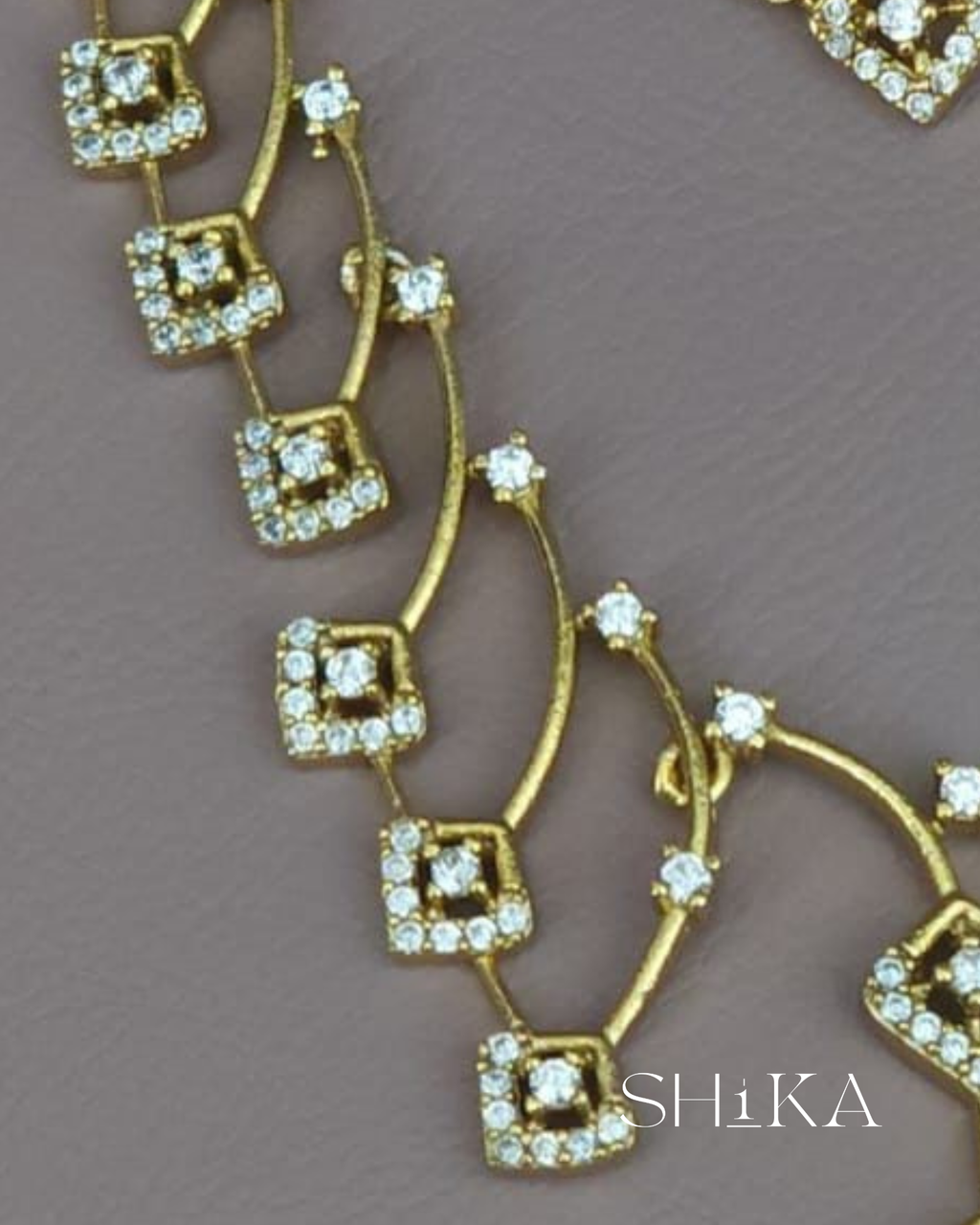 Diamond Vine Necklace Set