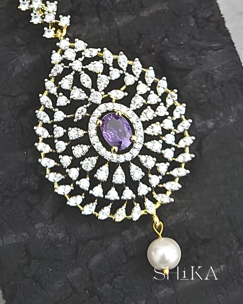 GJ Oval Stone Tika