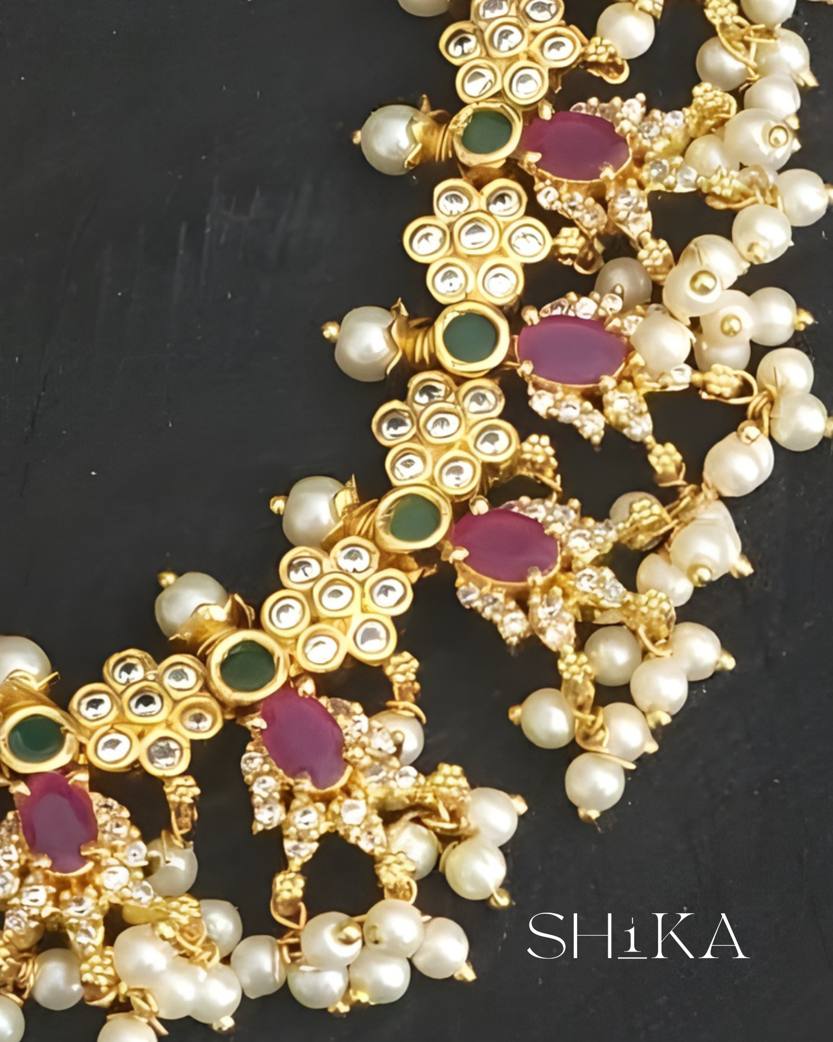 Guttapusala Haram Necklace Set