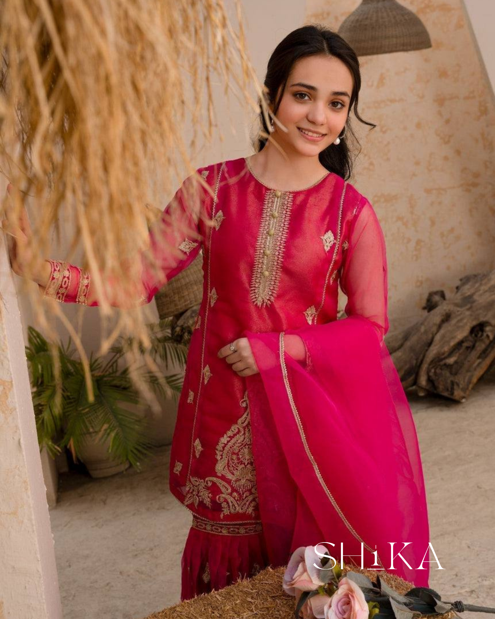 Eternal Blush Pallazo Set