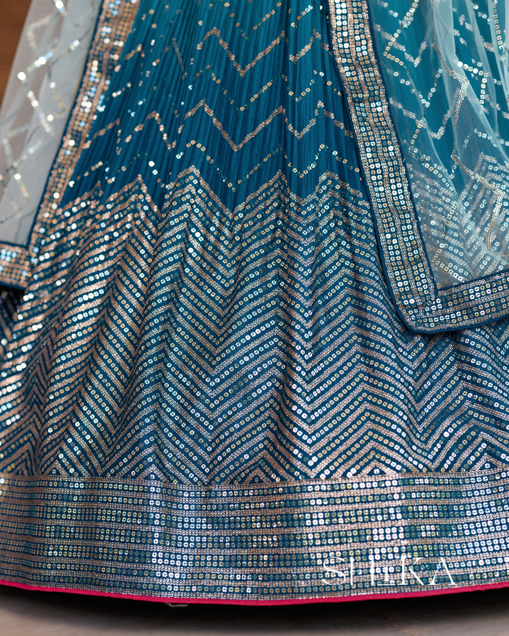 Blue Belle Lehenga