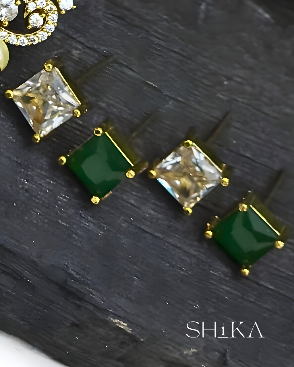 Interchangeable Drop Earrings