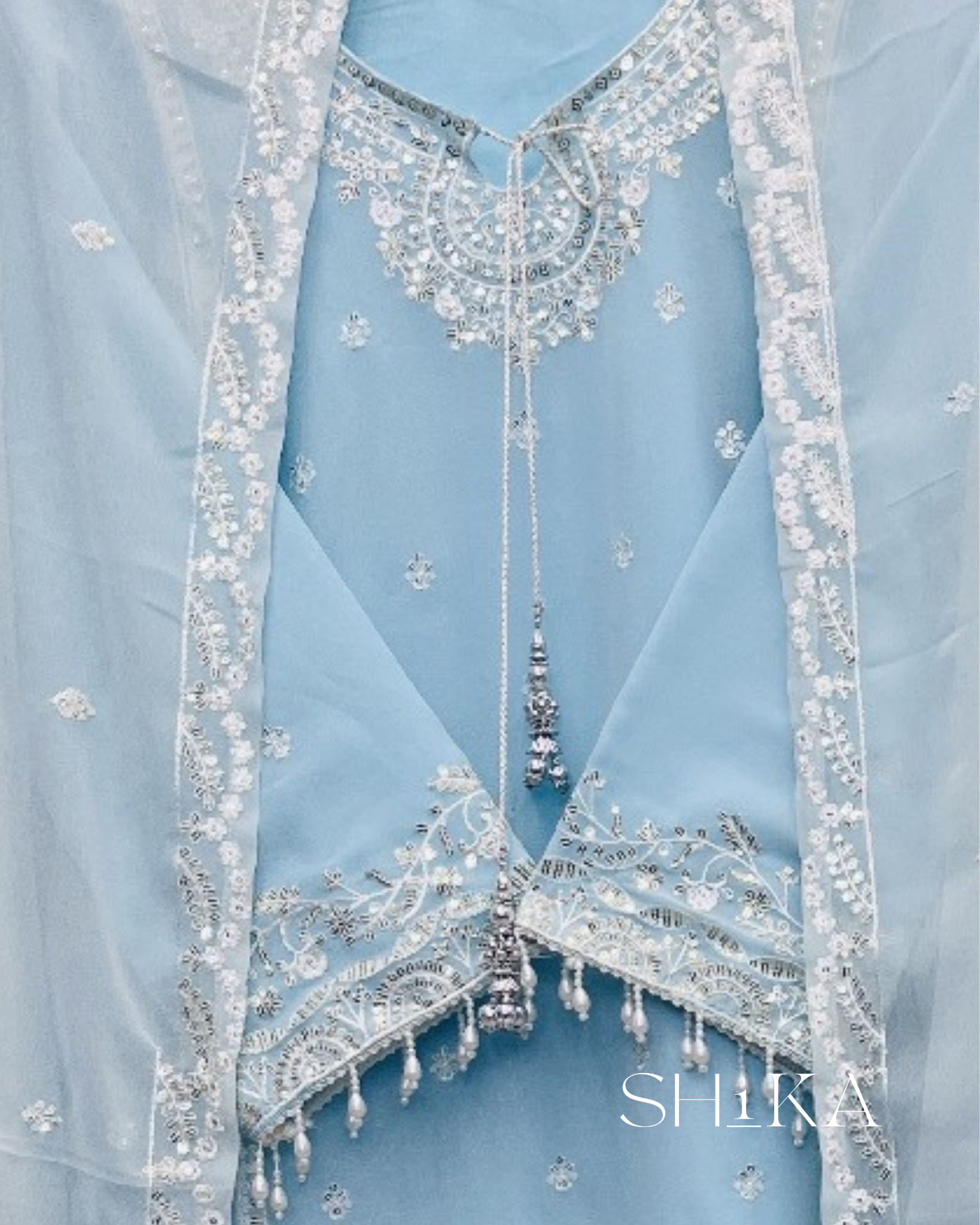 Ocean Mist Kurti Set