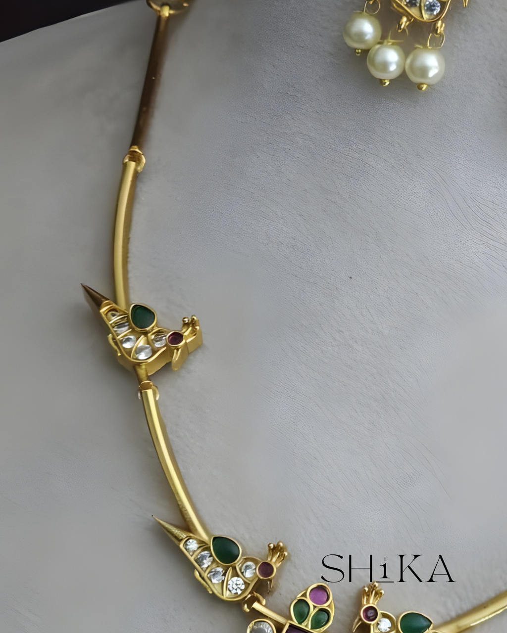 Peacock Necklace Set