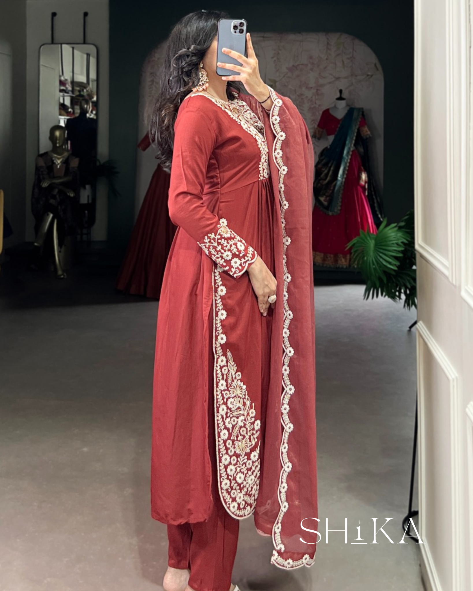 Coral Lagoon Kurti Set