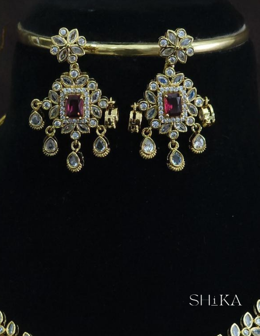Devanshi Ruby Necklace Set