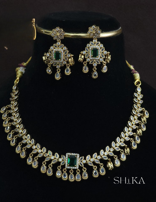 Devanshi Ruby Necklace Set