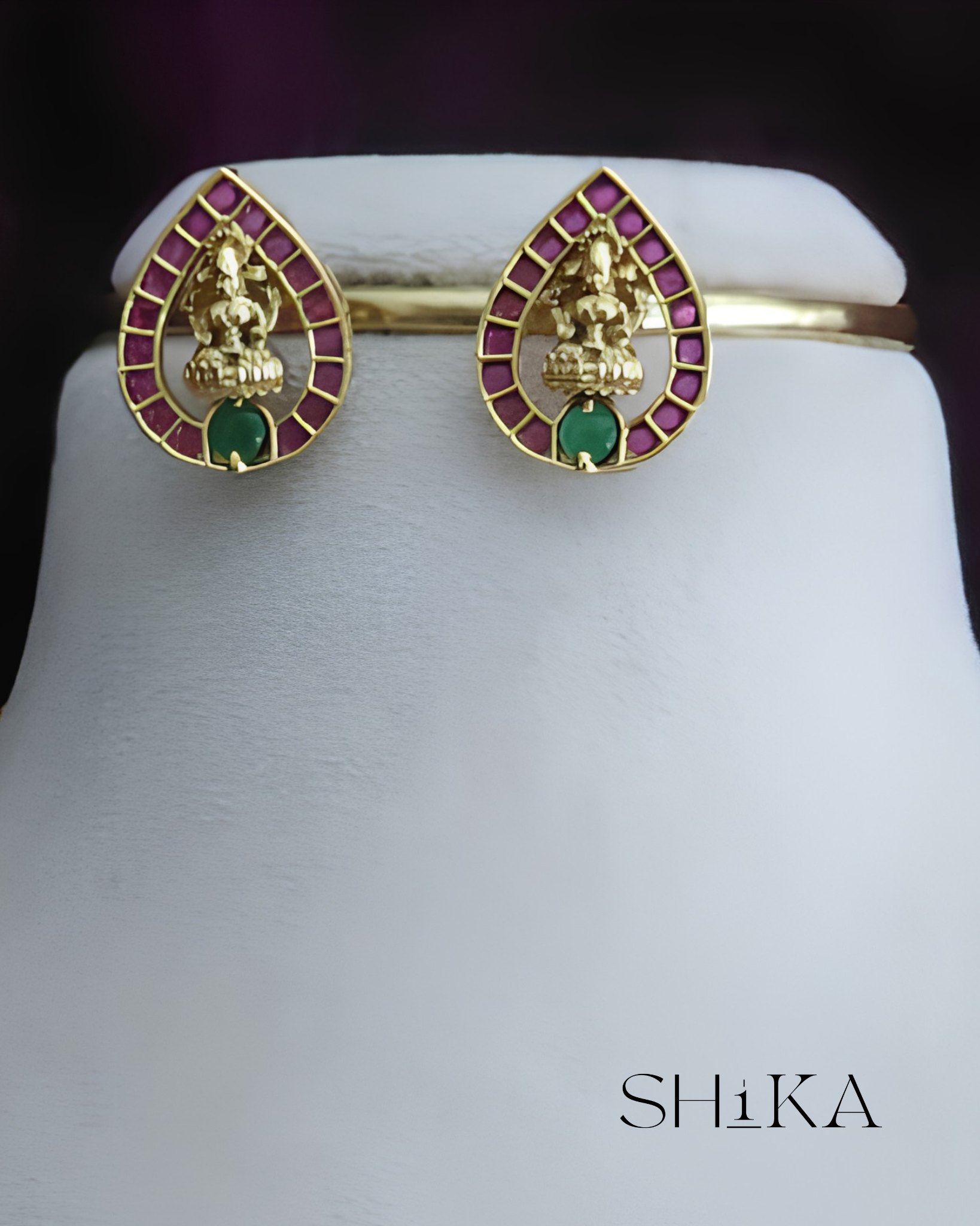 Laxmidevi Antique Mala Necklace Set