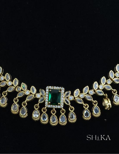 Devanshi Ruby Necklace Set