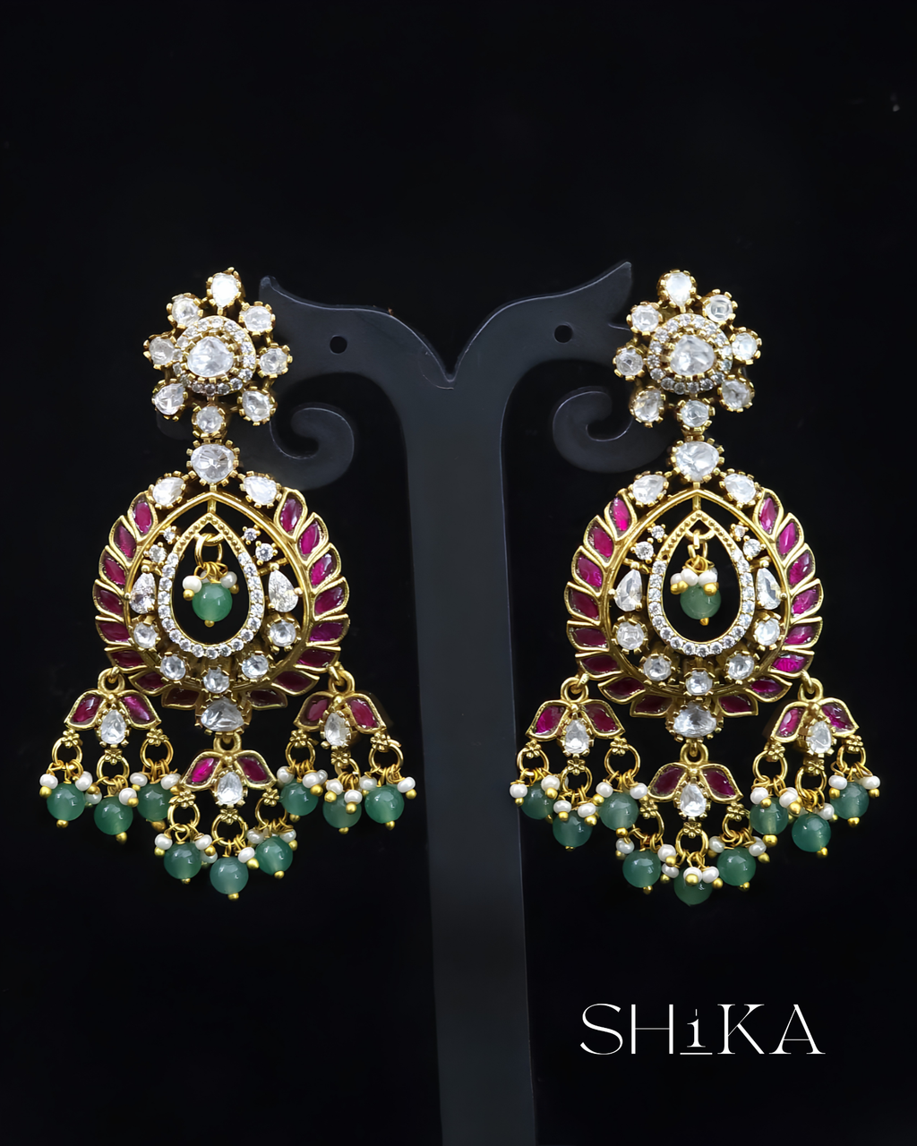 Mayuri Chandbali Earrings