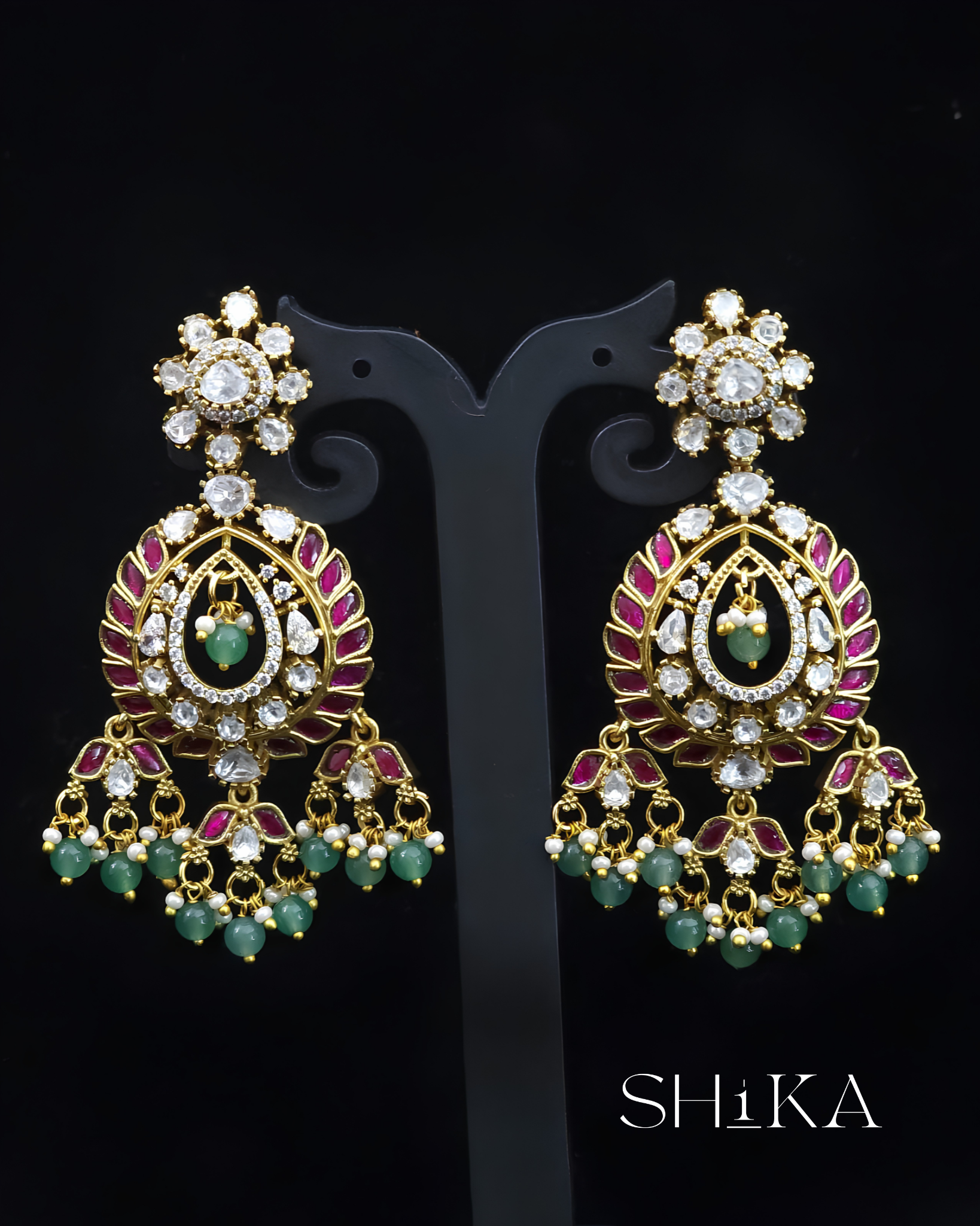 Mayuri Chandbali Earrings