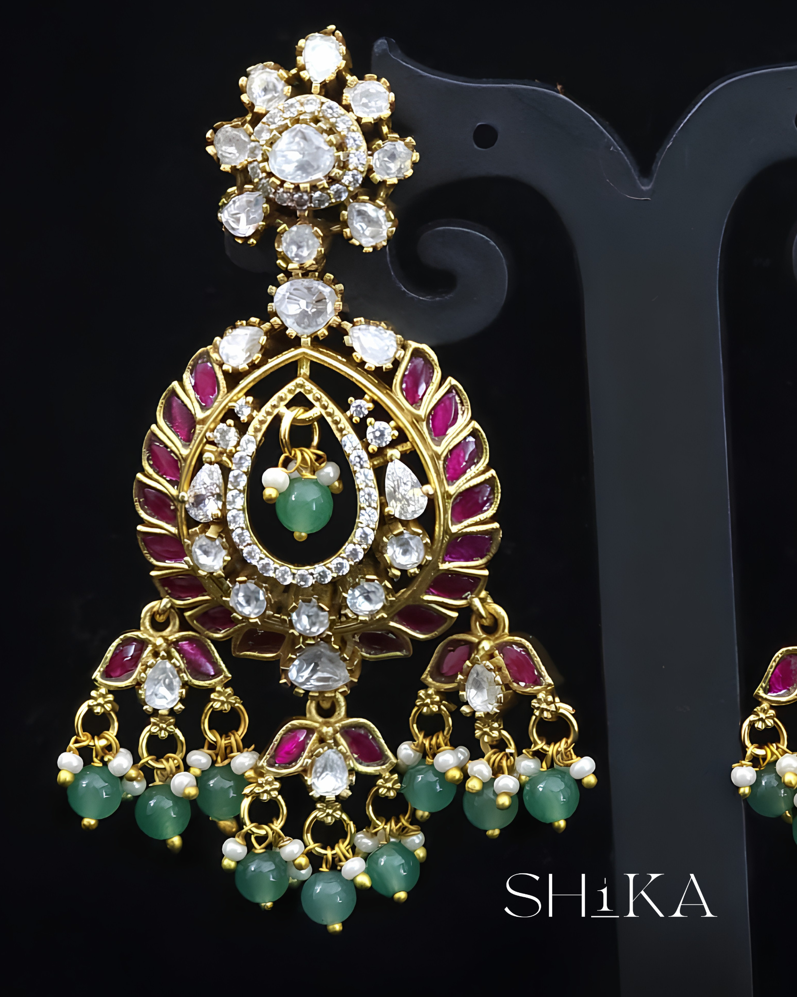 Mayuri Chandbali Earrings