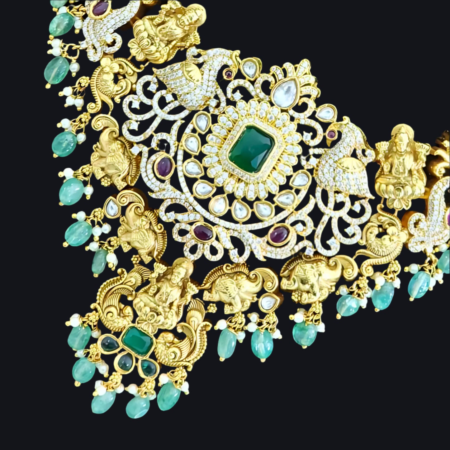 Rudra Bridal Antique Necklace