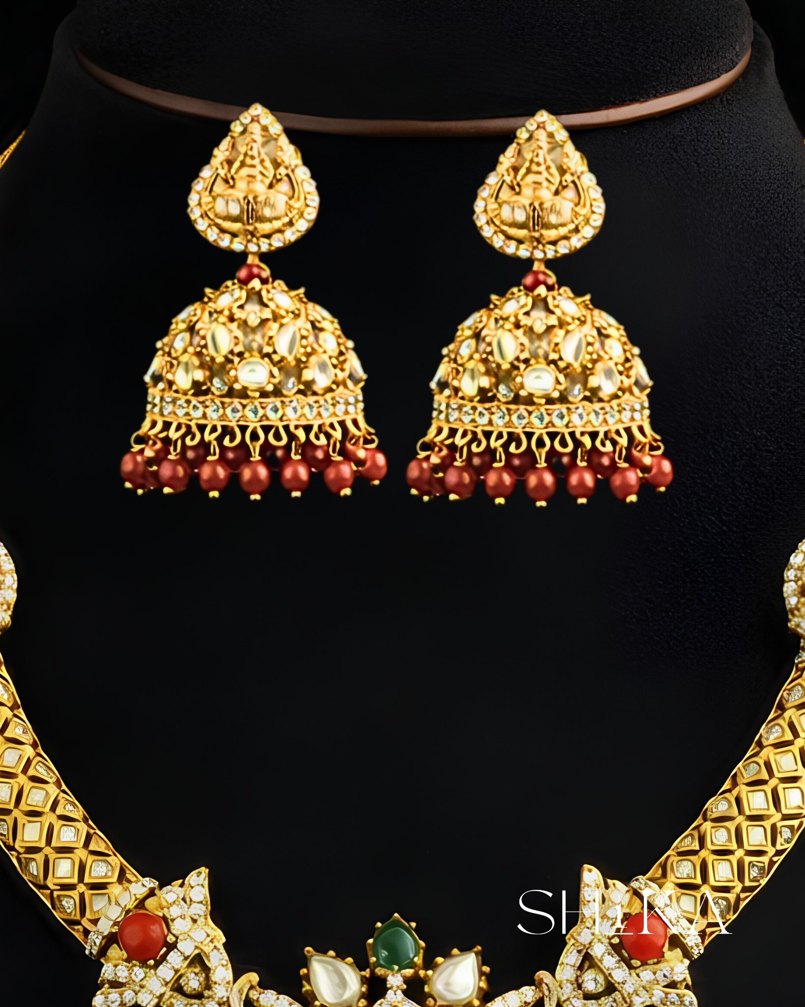 Laxmidevi Choker Necklace Set