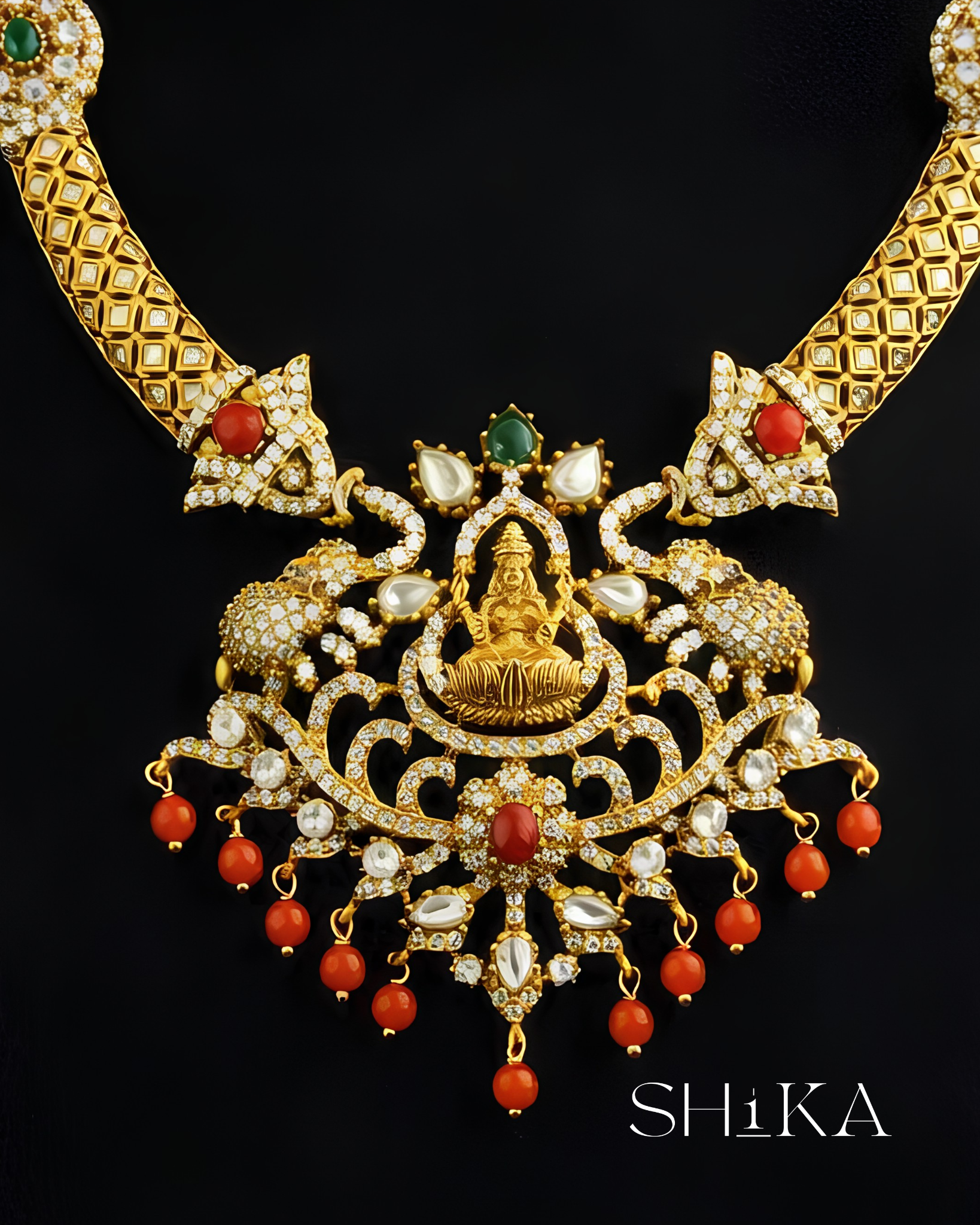 Laxmidevi Choker Necklace Set