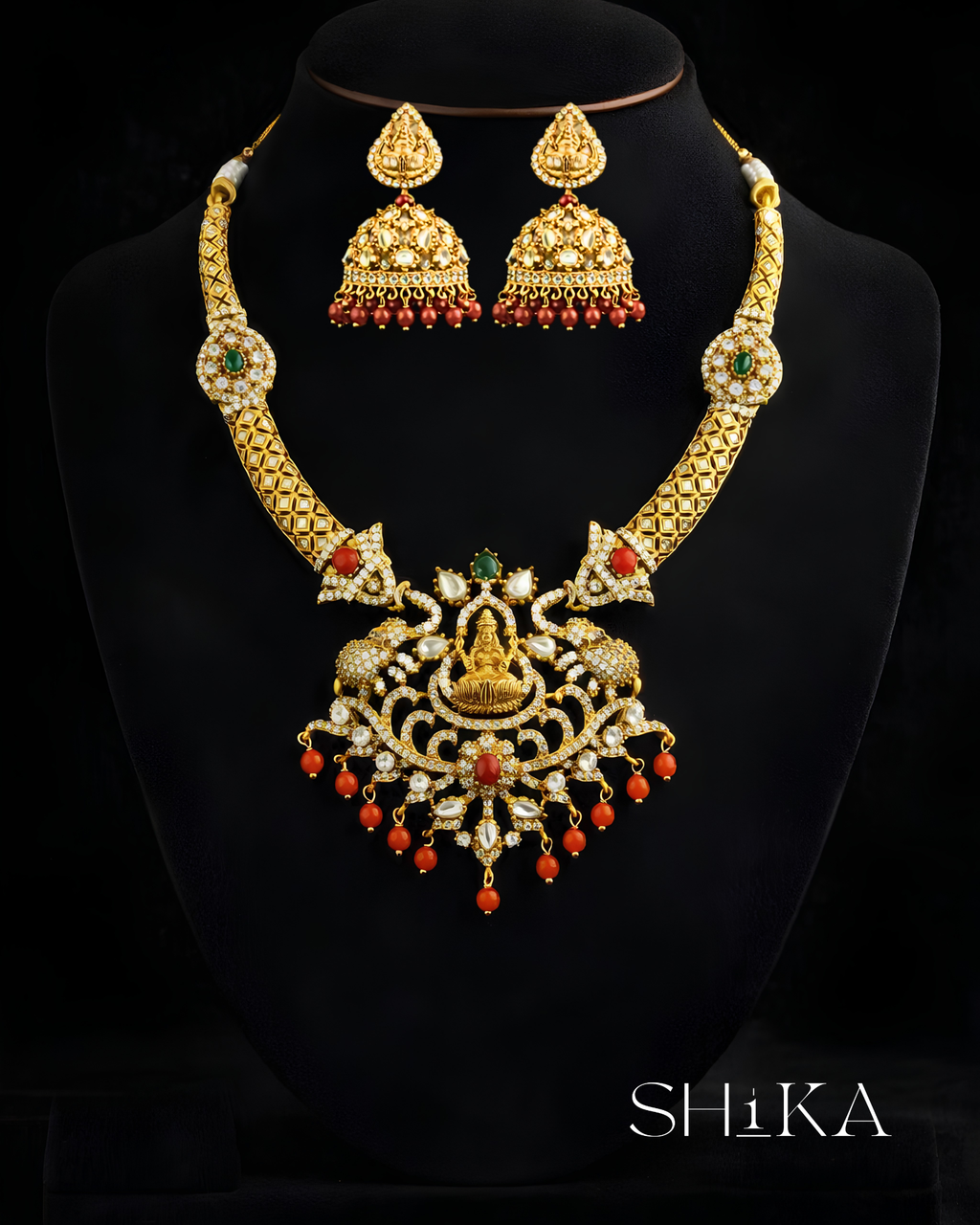 Laxmidevi Choker Necklace Set