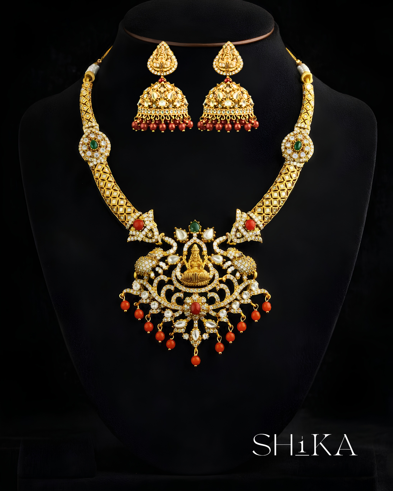 Laxmidevi Choker Necklace Set