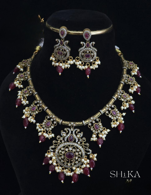 Devika Antique Necklace Set