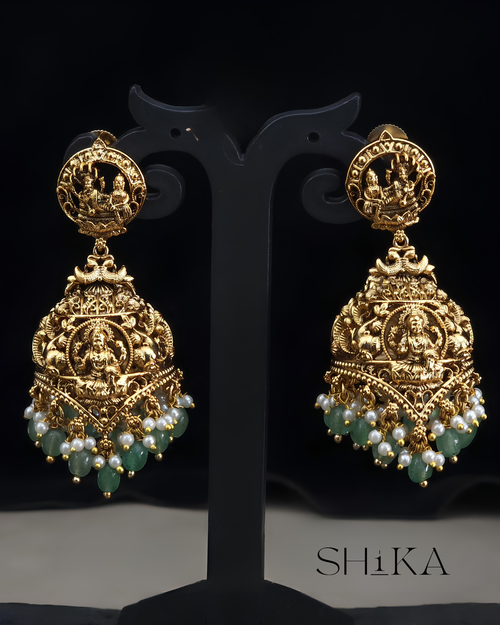 Antique Laxmidevi Jumkas Earrings