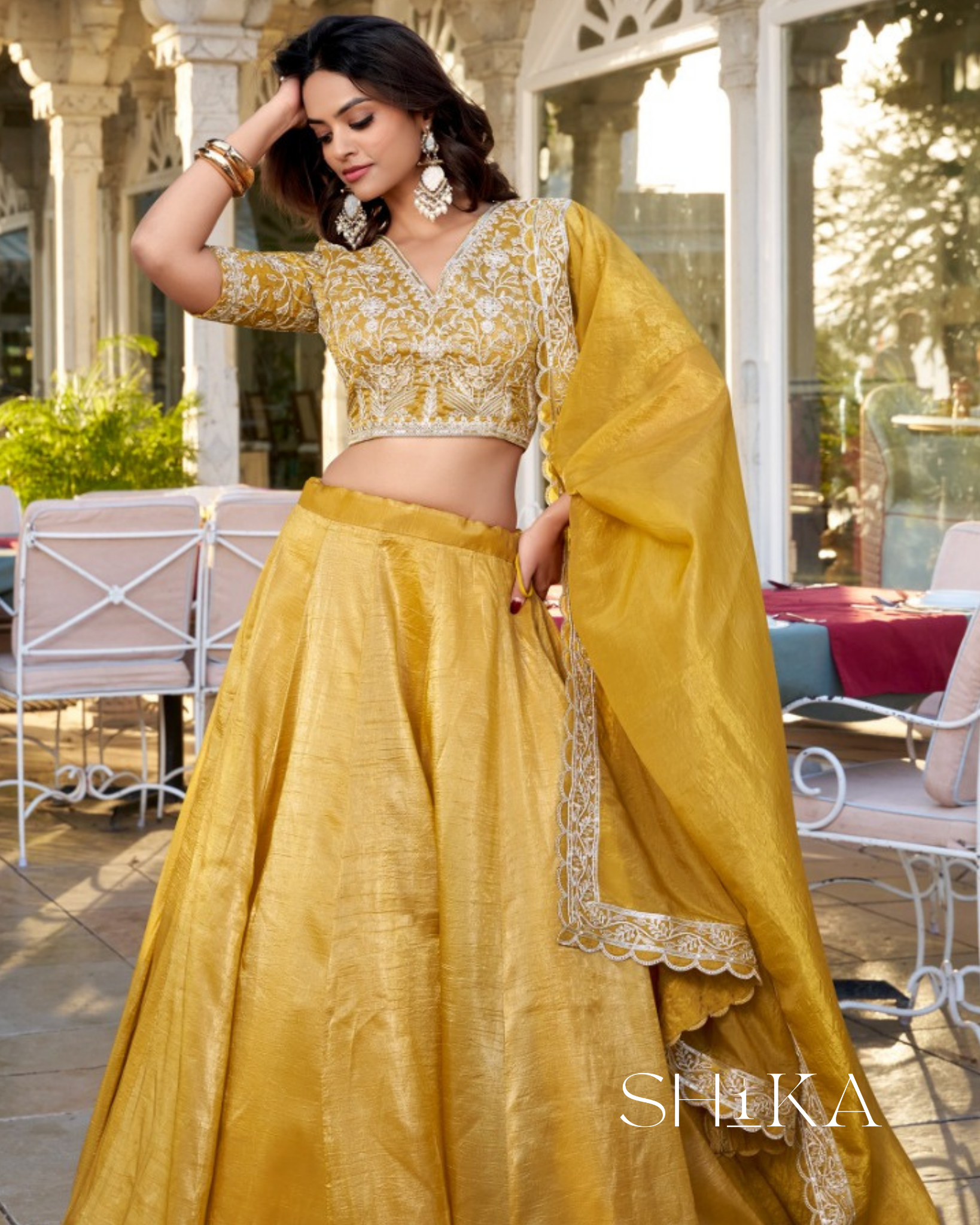 Sunlit Aura Lehenga