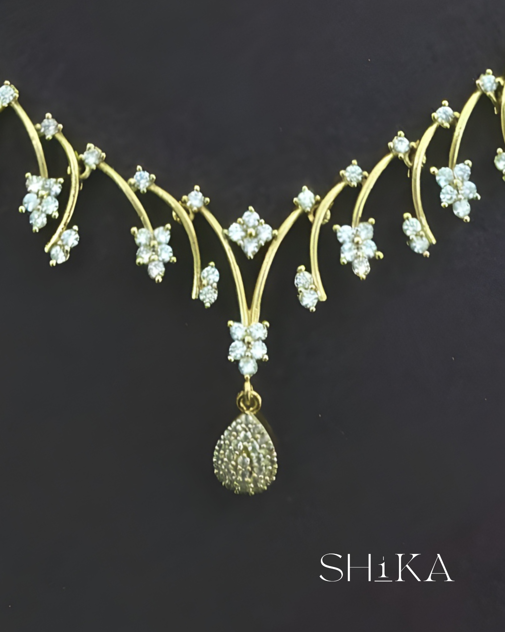 Floral Vine Necklace Set