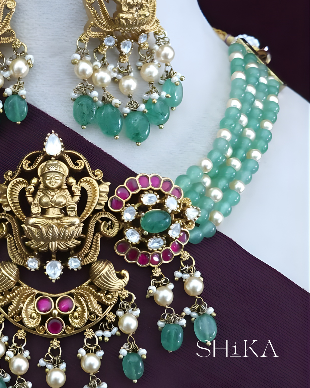 Laxmi Devi Jadau Kundan Choker Set