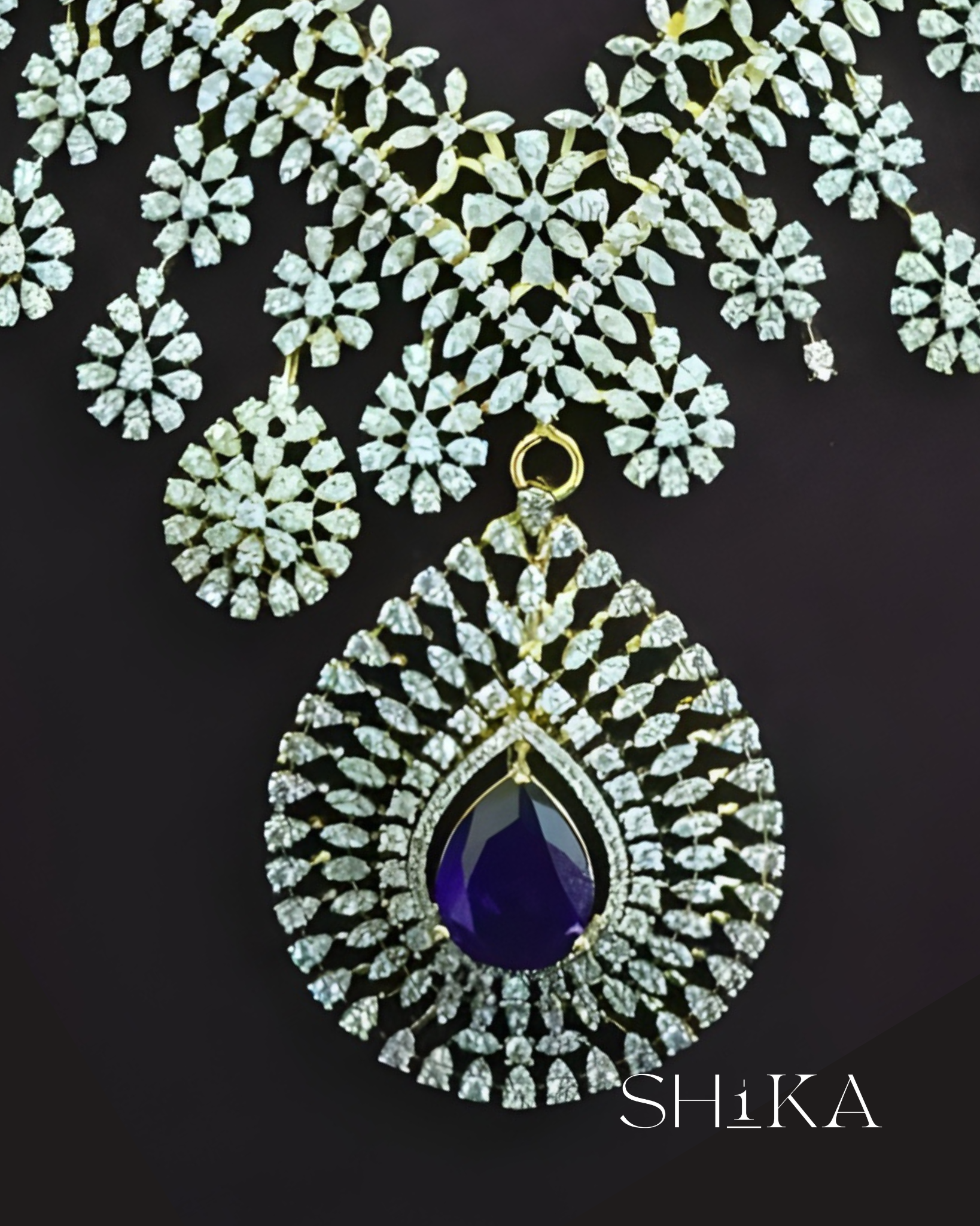 Bridal Mini Haram Necklace Set