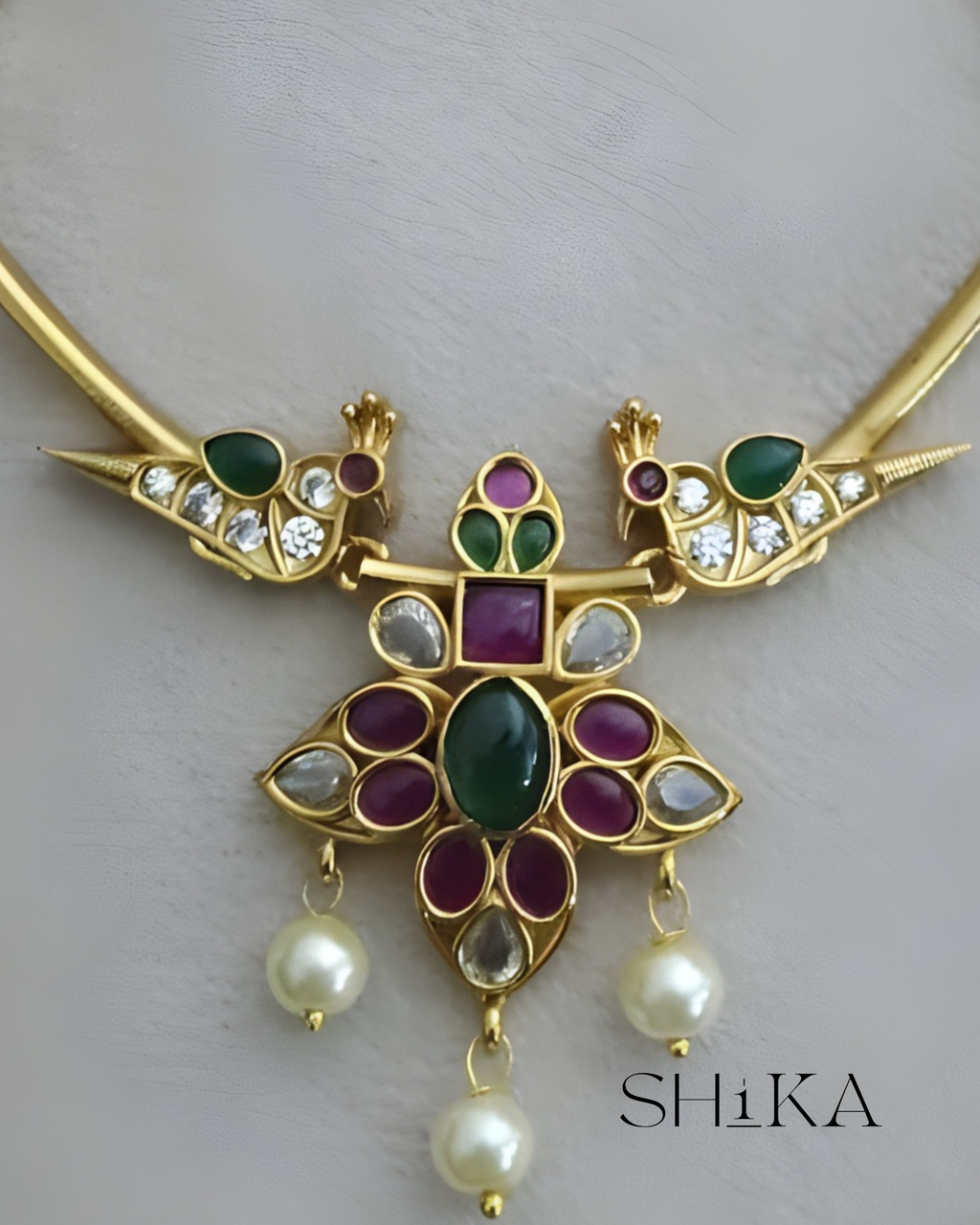Peacock Necklace Set