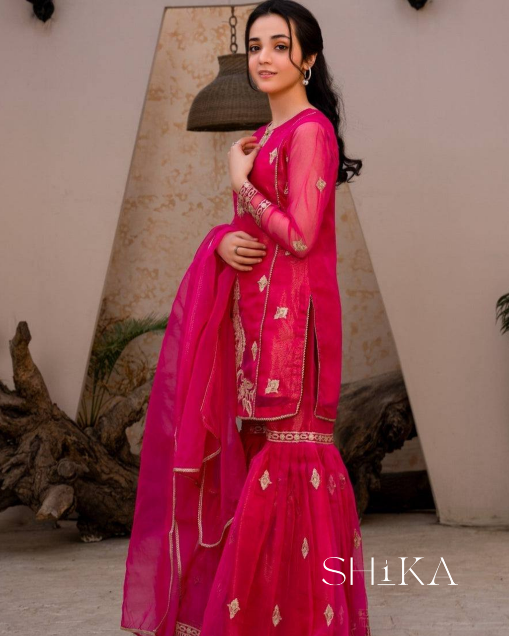 Eternal Blush Pallazo Set